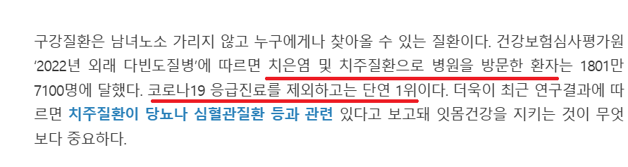 잇몸 주저앉음 발치하게 되는 제일 큰 원인이기에 잇몸치료 과정 공개 관련 이미지 2