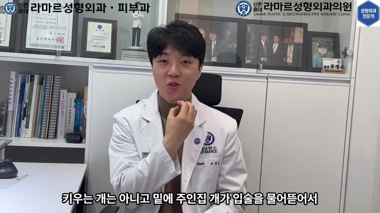 개에 물려 입술 1/3이 뜯긴 19세 남자분 치료 및 흉터 성형수술& 레이저 후기....! 관련 이미지 10