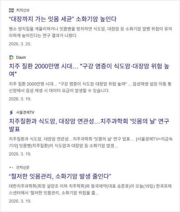 신사역 스케일링의 중요성, 잇몸치료 미루면 암과 치매까지? 관련 이미지 5