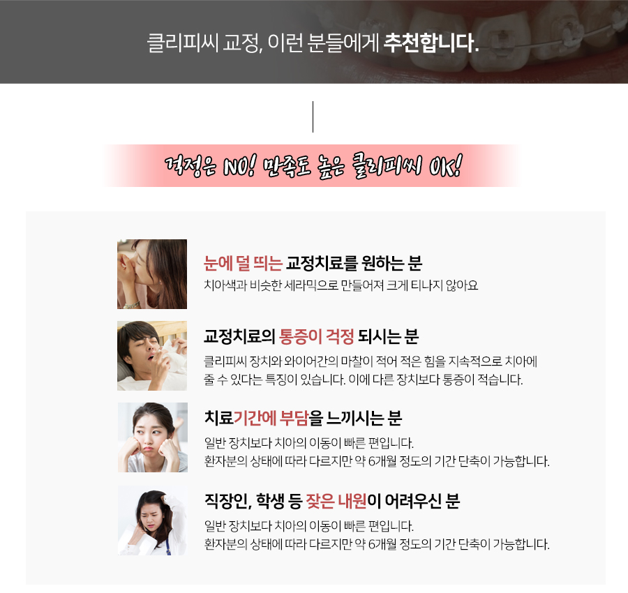 클리피씨 교정장치를 이용한 보다 빠르고 덜 아픈 교정 관련 이미지 5