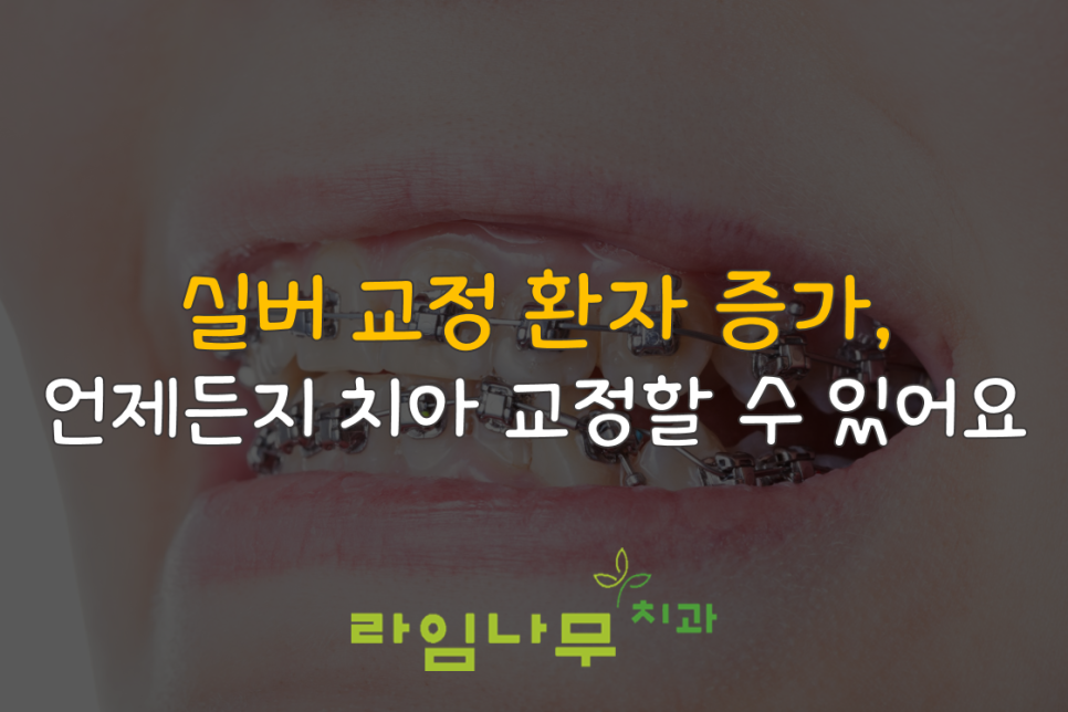 '실버 교정'환자 증가, 언제든지 치아 교정이 가능해요! : 네이버 블로그 관련 이미지 1