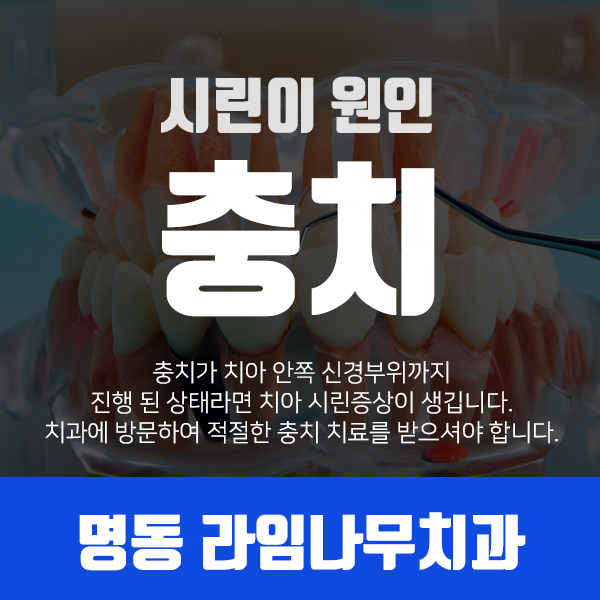 치아가 시려요.. 원인에 대해 명동치과가 알려드려요! 관련 이미지 1