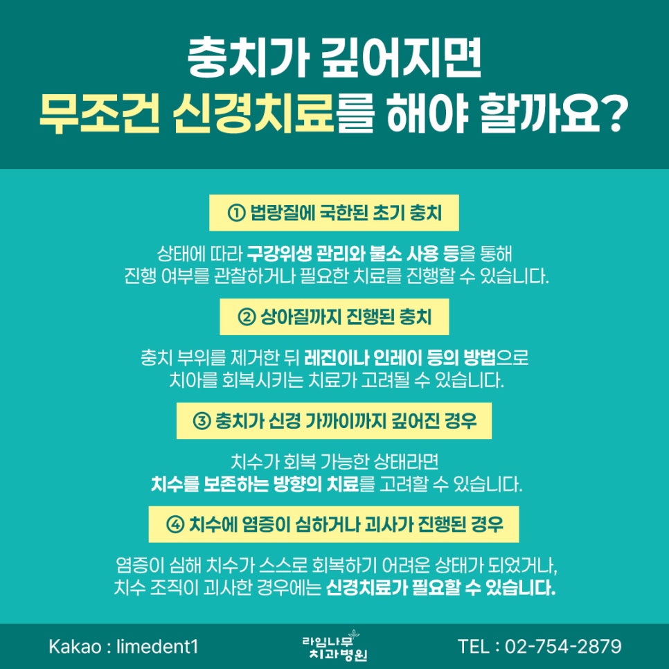 명동 치과 충치는 어느 단계부터 신경치료가 필요할까요? 관련 이미지 4