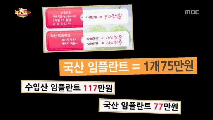불만제로UP 28화 임플란트 부작용 나 몰라라! 임플란트 가격은 부르는 데로! 관련 이미지 7