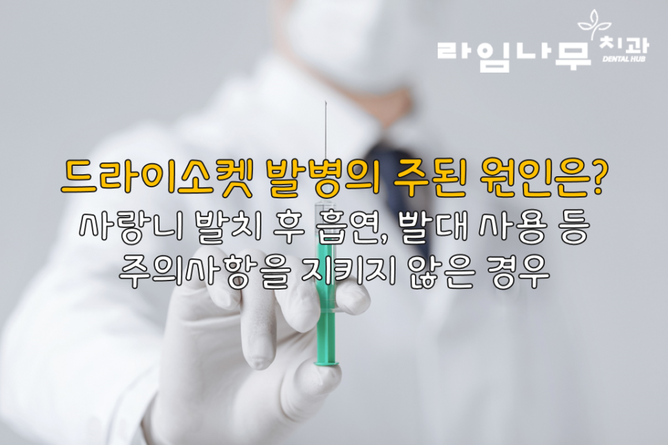 사랑니발치 후유증 드라이소켓! 명동치과 라임나무가 알려드려요 관련 이미지 4