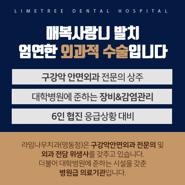 을지로입구치과 사랑니 잘 뽑는 라임나무치과 관련 이미지 3