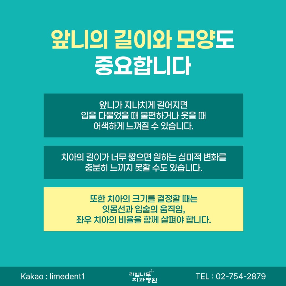 명동 라미네이트 상담 전 고민해봐야 할 치아 색상과 형태 관련 이미지 5