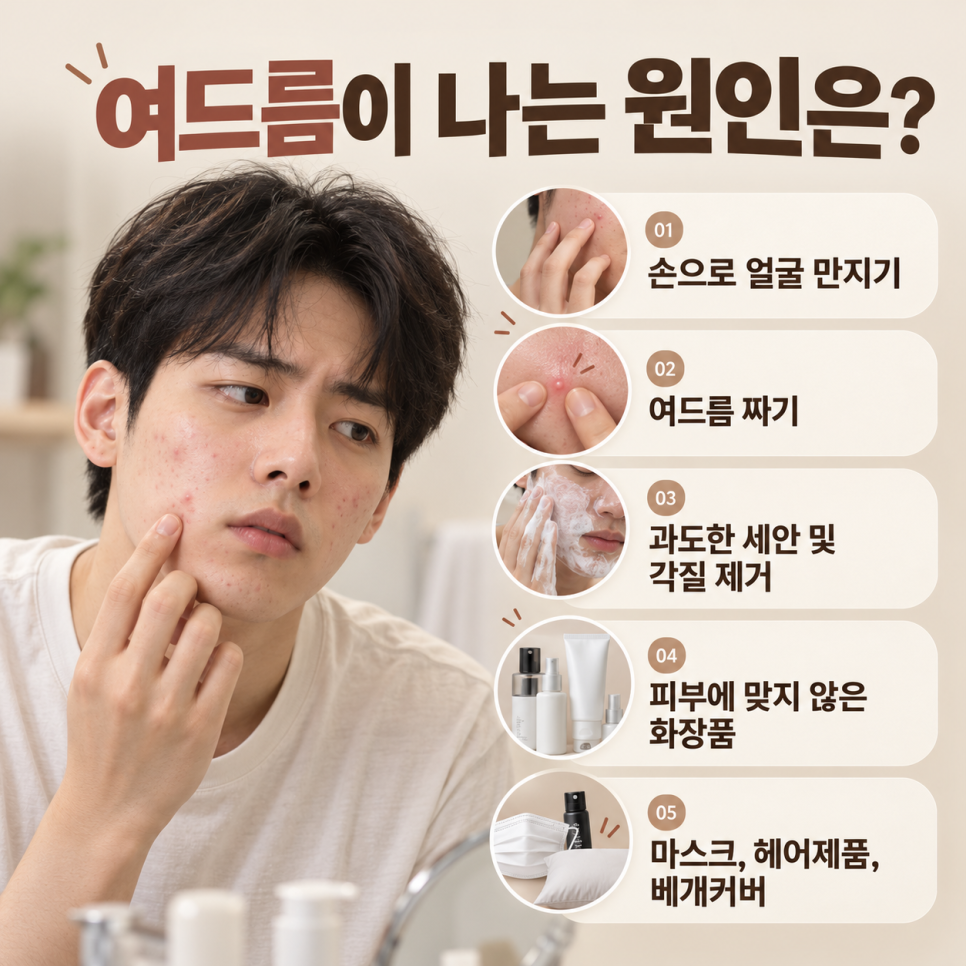 자꾸 반복되는 여드름, 세안을 안 해서가 아닙니다 관련 이미지 4