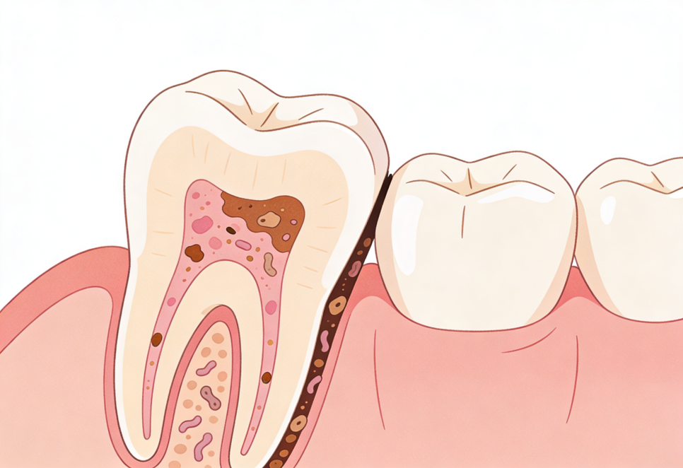 [ Magok Dental Clinic_03 ] I Left My Wisdom Tooth Alone, and It Even Caused Decay in the Tooth Next to It - What Happens When You Leave It Untreated image 3