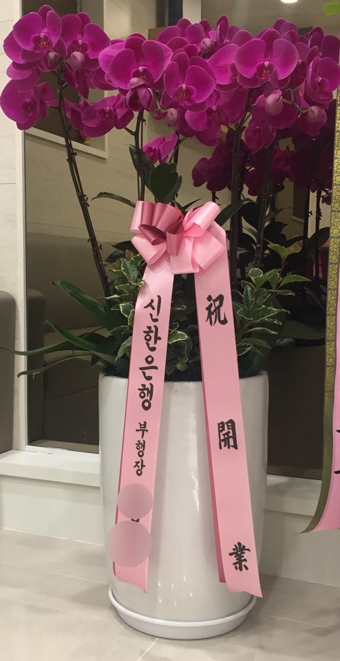 오스템임플란트 대표이사님, ㅅㅎ은행(본점) 부행장님 등/연세예감치과 오픈! 화환 & 개원선물받았어요 관련 이미지 6