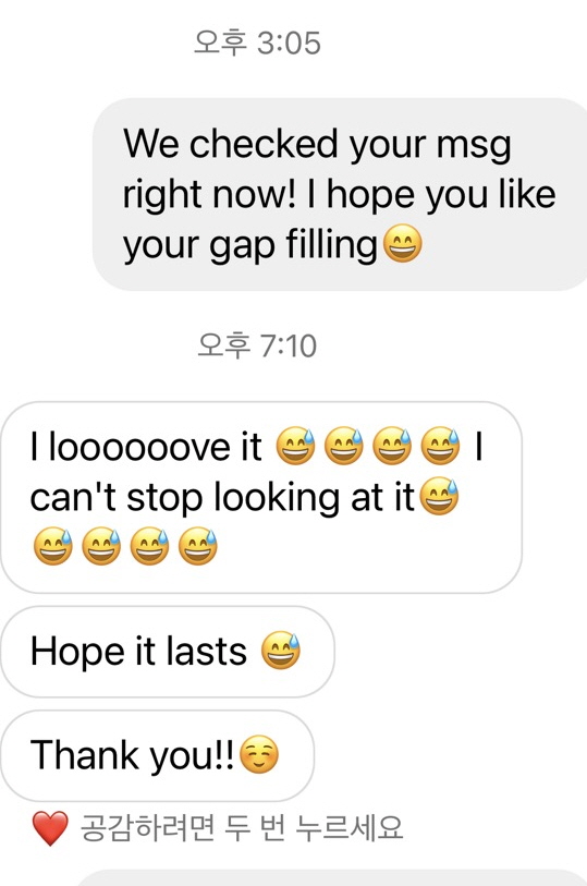 서울시청역치과/ 벌어진 앞니 치아 치료/ 왜소치, 다이아스테마 등/레진, 라미네이트, 부분교정 비교 관련 이미지 28