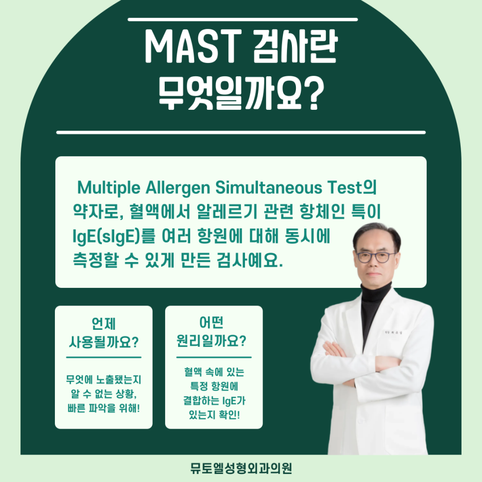 알레르기 검사 MAST 검사를 통해 정확하게 관련 이미지 2
