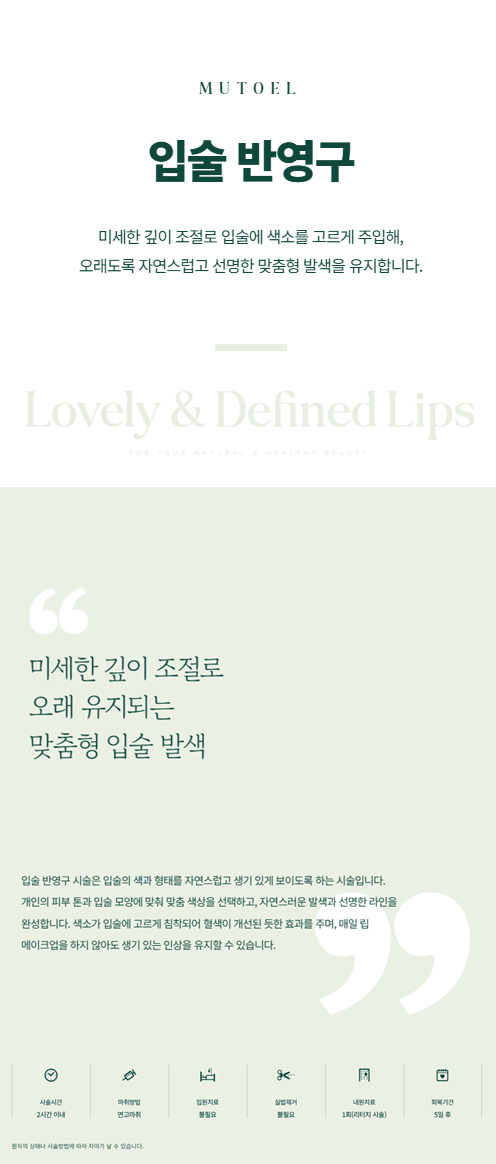 입술반영구 얼굴에 생기를 불어넣기 위해 관련 이미지 2