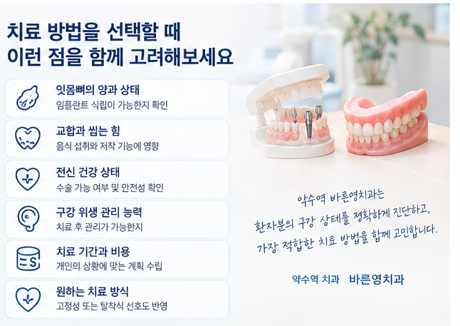 약수역 치과 임플란트와 틀니 차이, 어떤 치료가 나에게 맞을까요? 관련 이미지 4