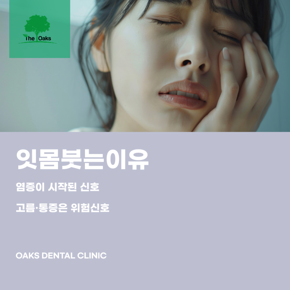 삼성동치과 잇몸부었을때 원인과 대처법을 알아보세요 관련 이미지 1