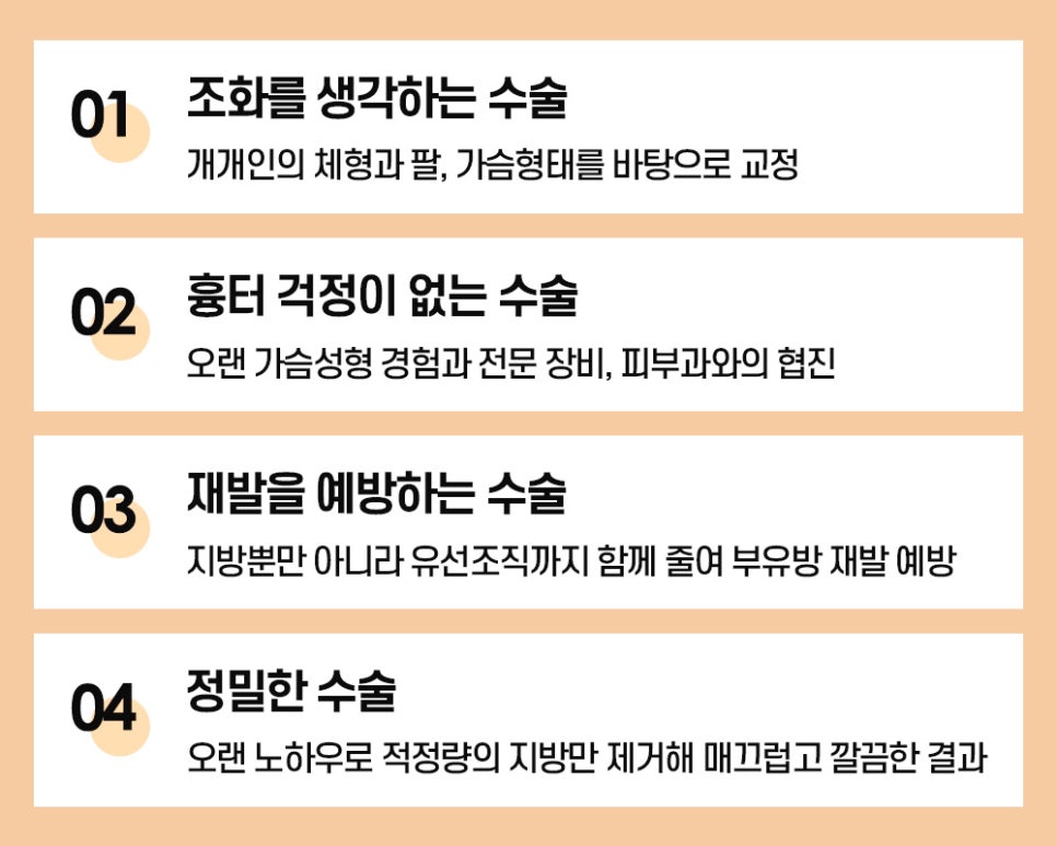 가슴부터 팔뚝까지 조화를 고려하는 부유방 수술 관련 이미지 5