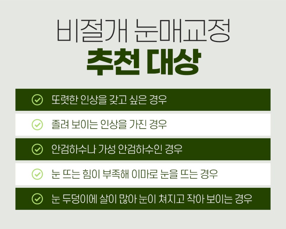 눈매교정 수술법, 절개 vs 비절개 나에게 맞는 수술법은? 관련 이미지 6