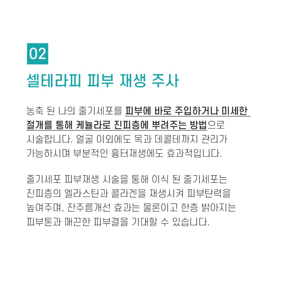 면역강화를 위한 프리미엄 웰에이징 프로그램! 줄기세포 인젝팅 샐테라피 관련 이미지 5