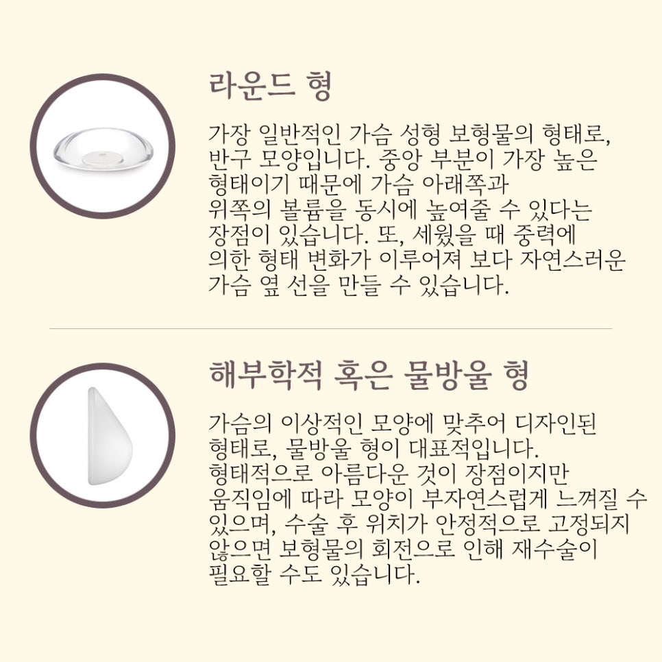 가슴 성형 수술의 핵심! 보형물의 종류와 위치, 절개법 관련 이미지 5