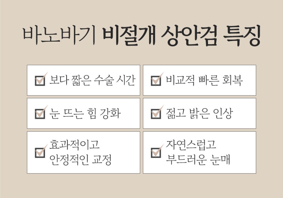 노화로 인한 눈꺼풀 처짐, 바노바기 비절개 상안검으로 개선! 관련 이미지 4