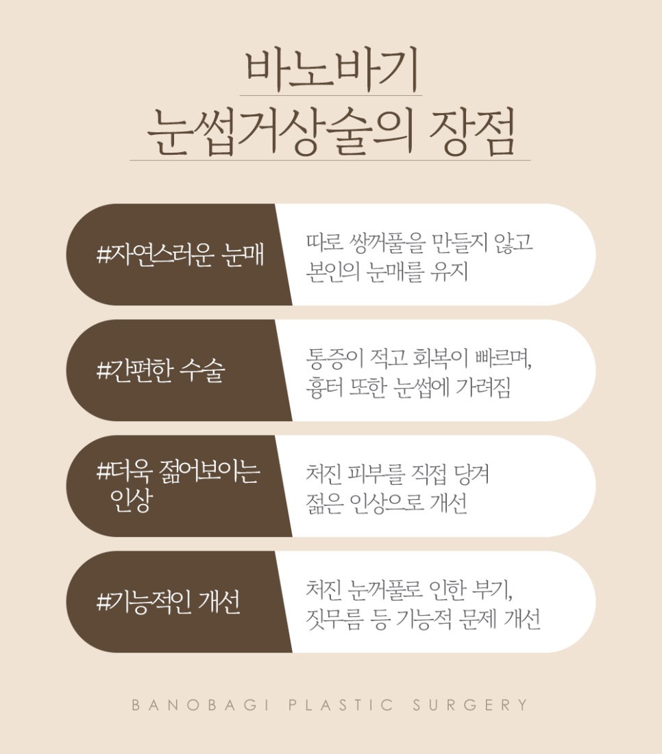 눈가 처짐 개선, 눈썹 거상술의 장점과 수술 방법 관련 이미지 4
