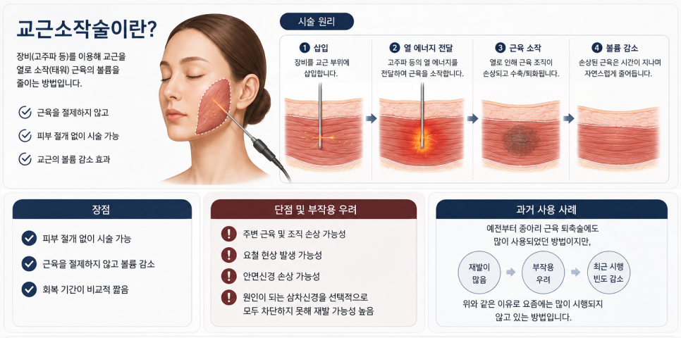 사각턱 정면 효과 높이는 방법! 교근축소술 종류와 장단점 관련 이미지 3