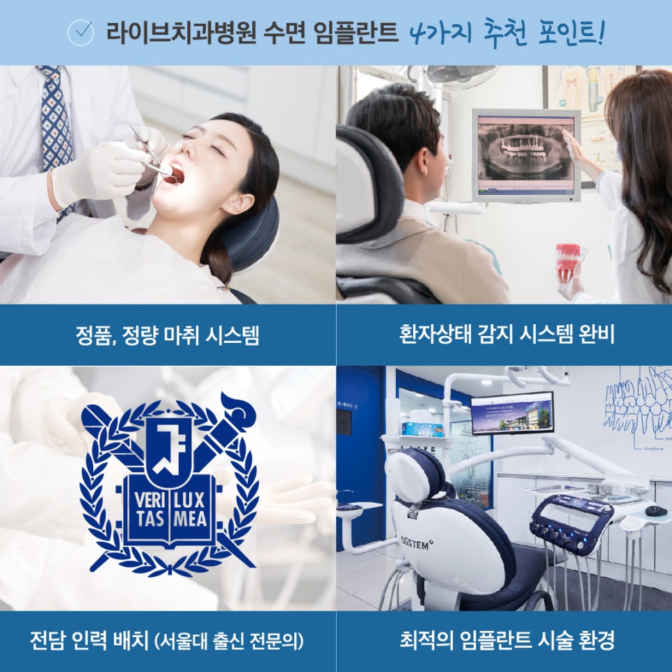 라이브치과에서 수면임플란트로 편안하게 받아보세요 관련 이미지 2