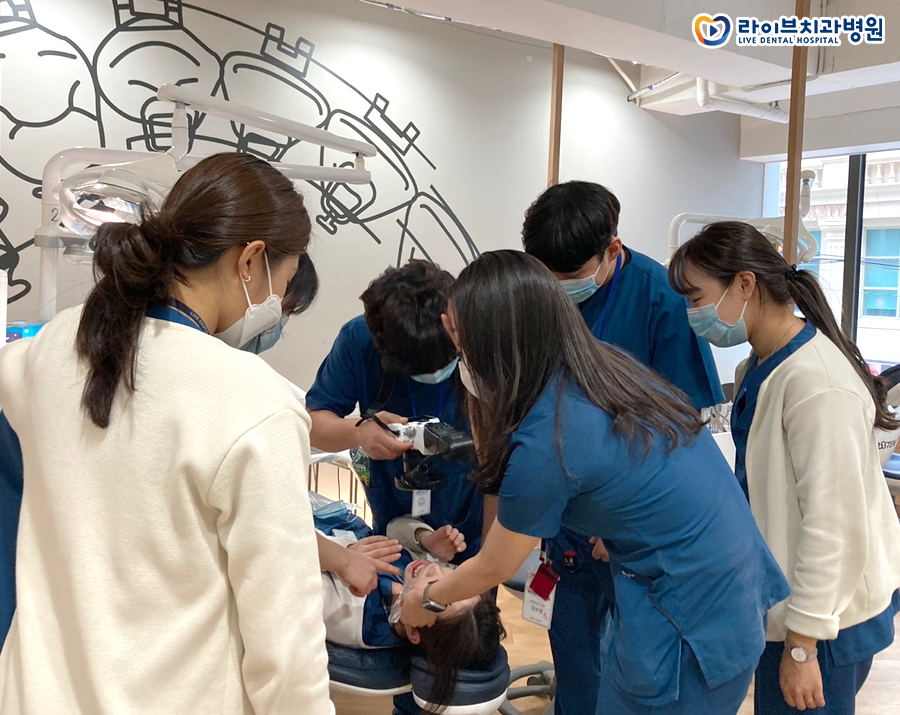 라이브치과 강남점 교정과 보람팀장과 선우쌤의 [구내포토 촬영 실습] 세미나 관련 이미지 2