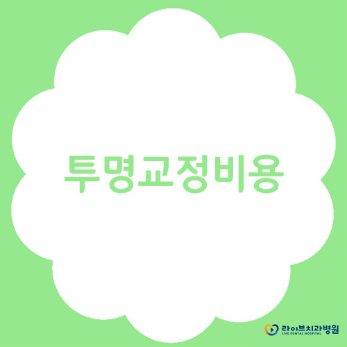 투명교정비용보다 중한 것! 관련 이미지 1