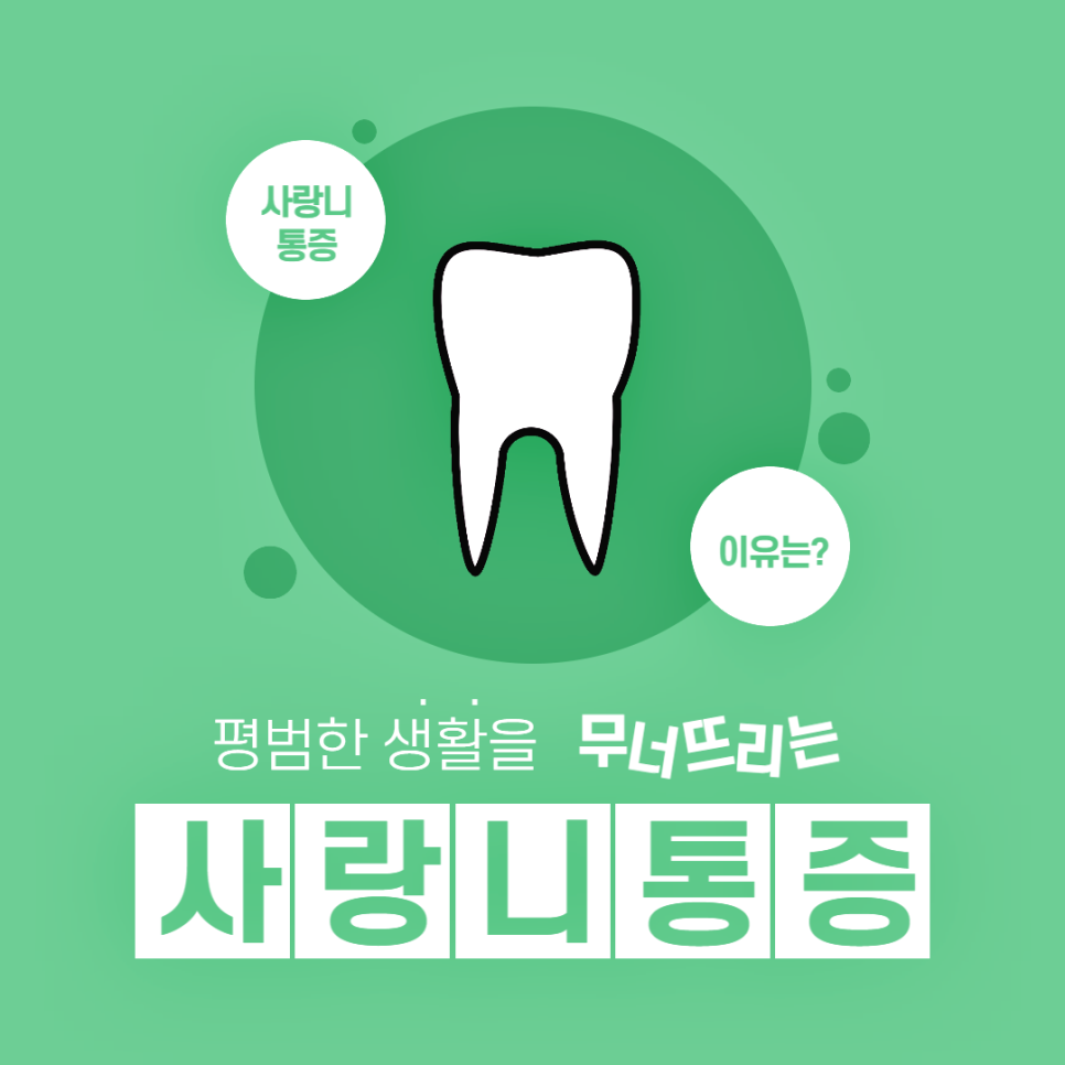 사랑니통증 참는게 좋은 것은 아니에요 관련 이미지 1