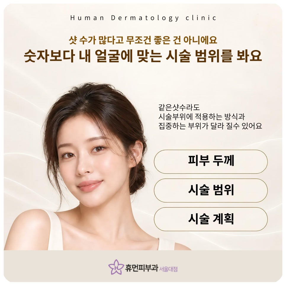 서울대입구역피부과 써마지, 샷 수보다 중요시 보아야 할 부분 관련 이미지 5