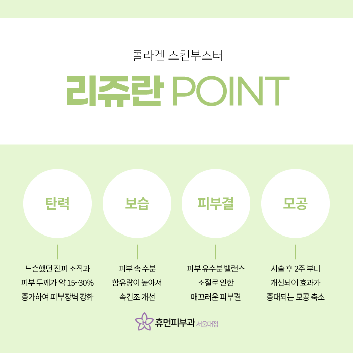 숭실대피부과 휴먼피부과 리쥬란 스킨부스터로 생기 있는 얼굴 만들어요! 관련 이미지 4