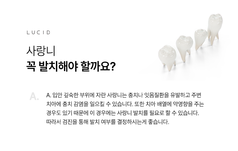 Everything You Wanted to Know Before Wisdom Tooth Extraction! Gangnam Dental Clinic Q&A Summary image 4