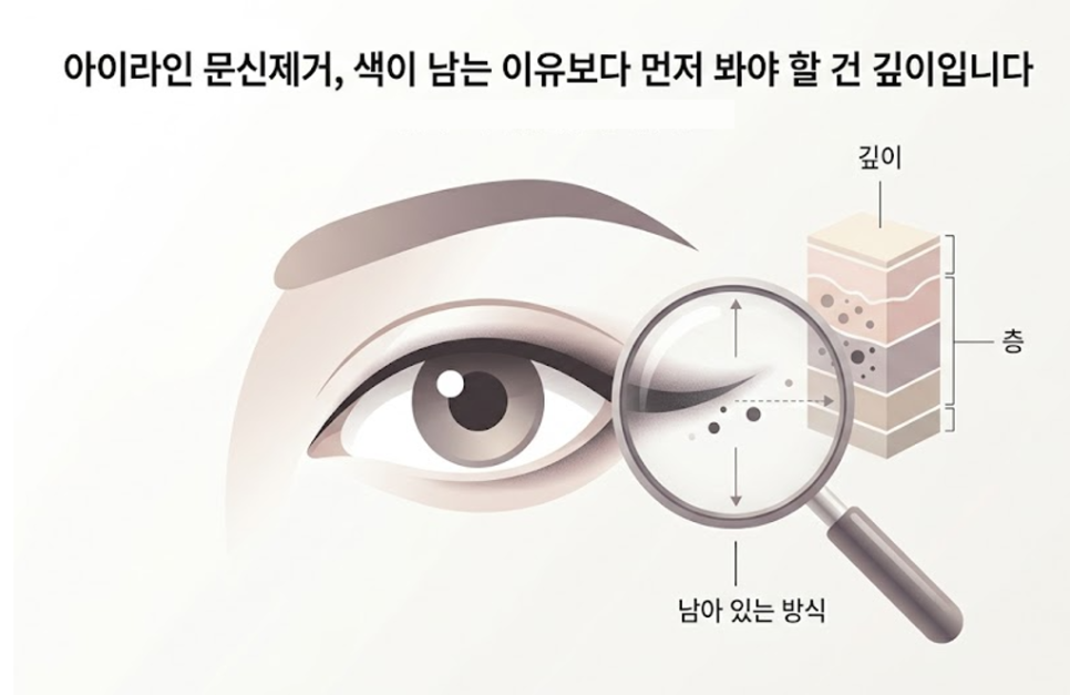 목동 아이라인 문신제거, 색이 남는 이유보다 먼저 봐야 할 건 깊이입니다 관련 이미지 1