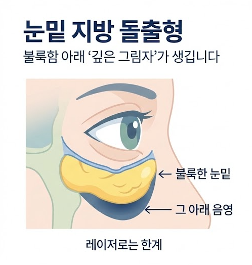 목동다크서클, 색소가 아니라 &lsquo;눈밑 지방 위치&rsquo;의 문제일 수 있습니다 관련 이미지 3