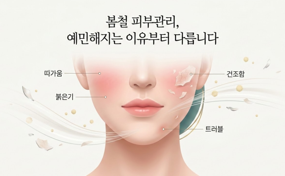 봄철 피부관리 목동, 환절기에 피부가 예민해지는 이유부터 다릅니다 관련 이미지 1