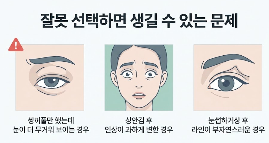 목동 처진눈, 쌍꺼풀 VS 상안검 VS 눈썹하거상 무엇이 기준일까요? 관련 이미지 5