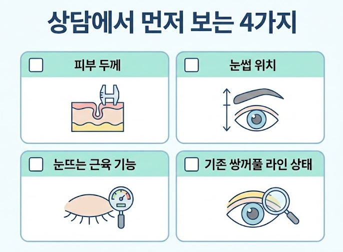 목동 처진눈, 쌍꺼풀 VS 상안검 VS 눈썹하거상 무엇이 기준일까요? 관련 이미지 4