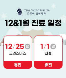 트로이성형외과 성탄절, 신정 진료일정 안내 관련 이미지 1