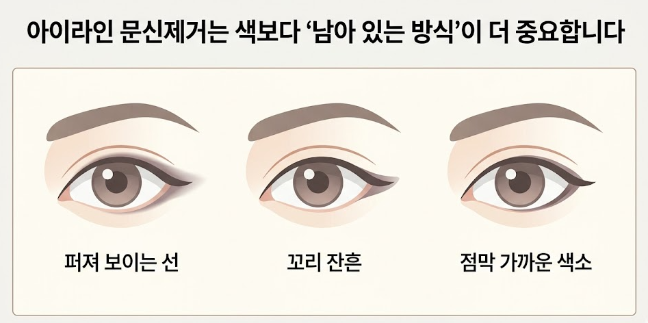 목동 아이라인 문신제거, 색이 남는 이유보다 먼저 봐야 할 건 깊이입니다 관련 이미지 2