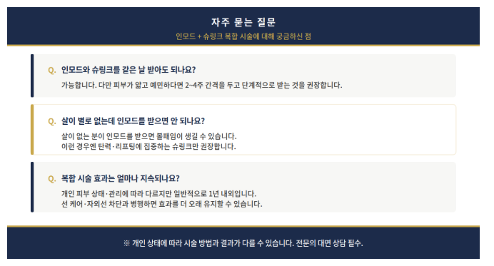 인모드와 슈링크 복합 시술, 가장 시너지가 좋은 피부 타입은? 관련 이미지 6