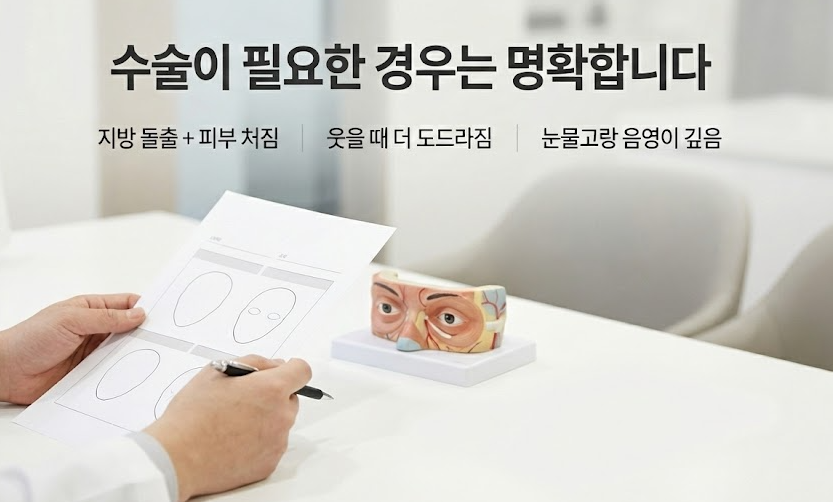 목동다크서클, 색소가 아니라 &lsquo;눈밑 지방 위치&rsquo;의 문제일 수 있습니다 관련 이미지 6