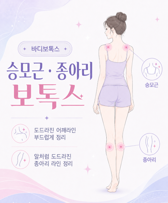 겨드랑이 땀부터 승모근 라인까지, 여름에 많이 찾는 바디보톡스는? 관련 이미지 6