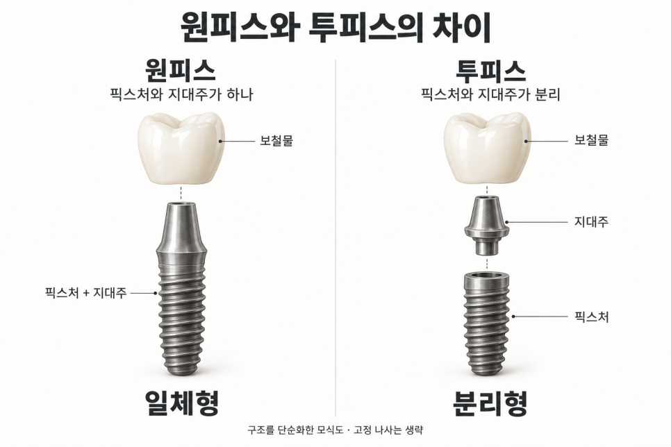 강남역 임플란트 종류별 차이, 원피스 투피스는 뭐가 다른가요?ㅣ메이크치과 관련 이미지 3