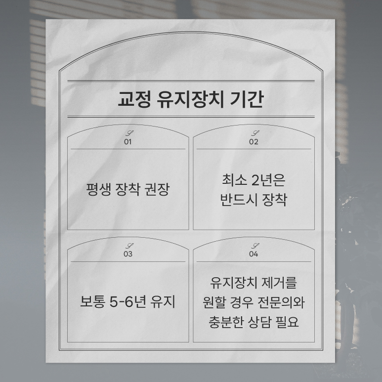 치아교정 종료 후 교정유지기 꼭 해야 하나요? (교정유지기) 관련 이미지 3