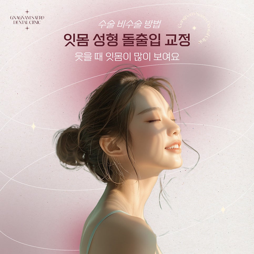 잇몸이 돌출되었을 때 해결방법 (잇몸돌출교정) 관련 이미지 1