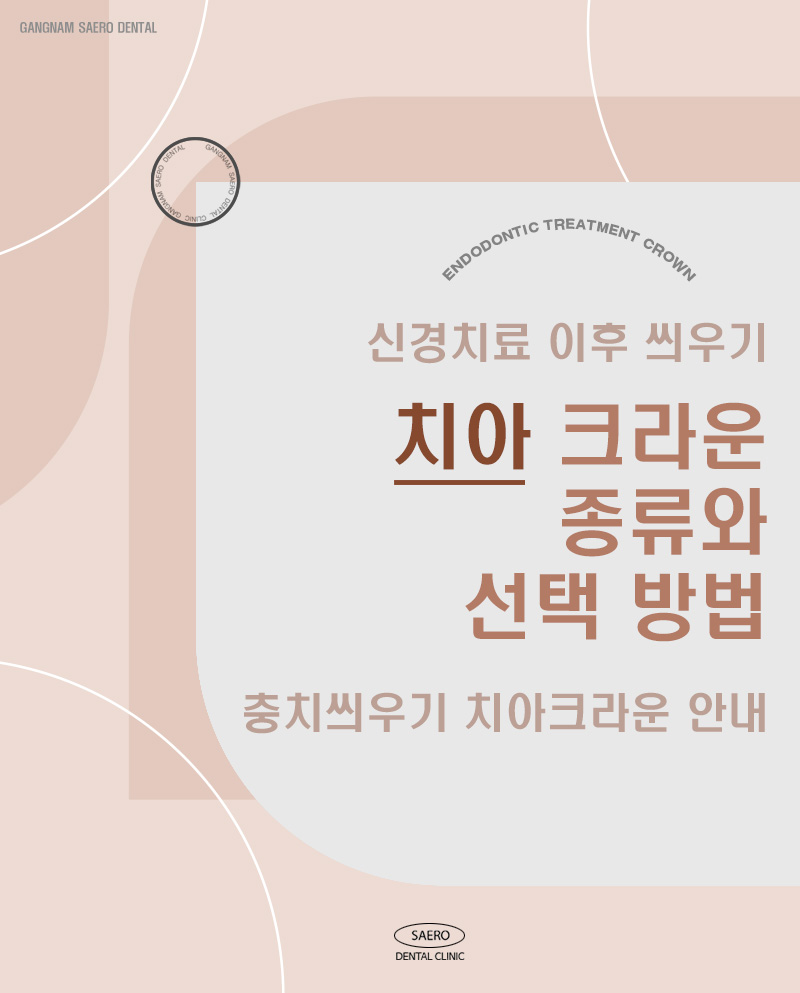 신경치료 이후 충치씌우기 크라운 안내 (크라운 종류와 선택 방법) 관련 이미지 1