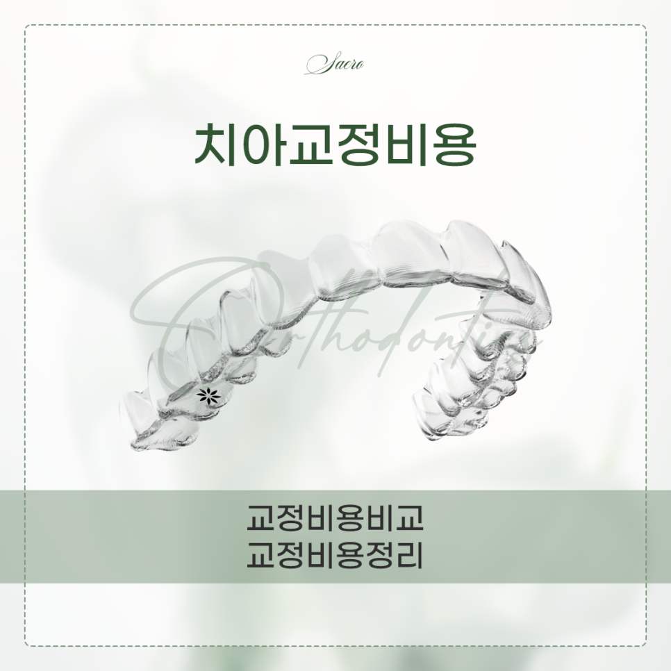치아교정 가격이 어떻게 되나요? (치아교정비용) 관련 이미지 1