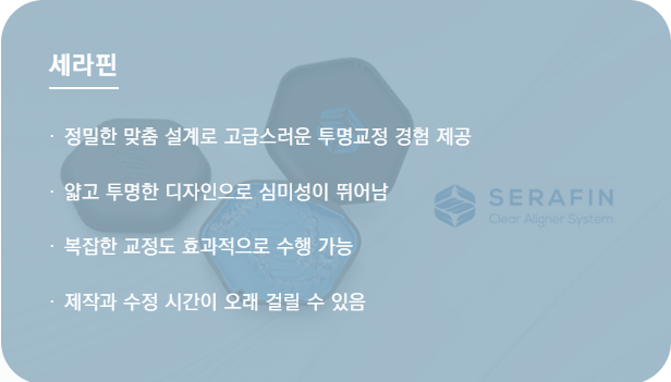 투명교정회사 투명교정종류 투명교정장치 (4) 세라핀 관련 이미지 2
