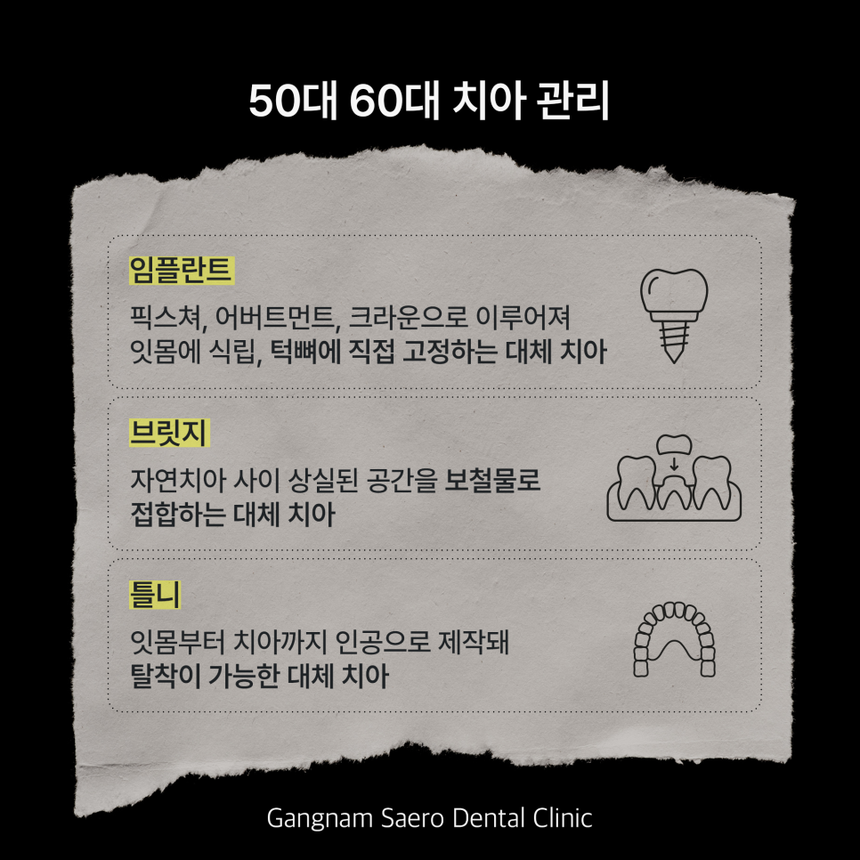 나이 들수록 달라지는 치아 관리 (연령별 치아 대체 치료 종류) 관련 이미지 4
